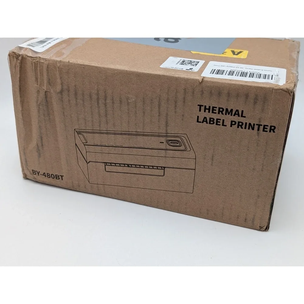 Thermal Shipping Label Printer 4x6 Bluetooth for Small Business With Drivers New